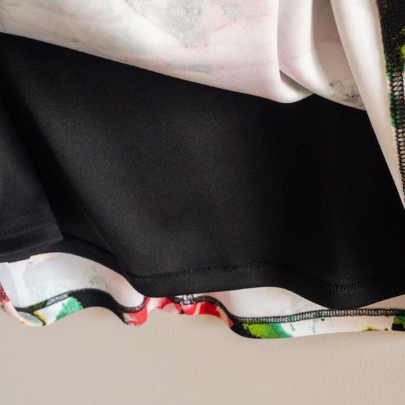 Nicole Miller 3/4 Sleeve Floral Print Midi Dress - Picture 5 of 9